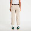 Pantalon chino avec ceinture amovible beige femme