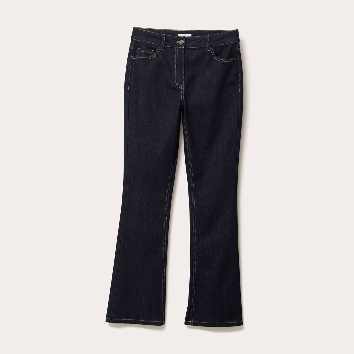 Jeans flare denim brut femme