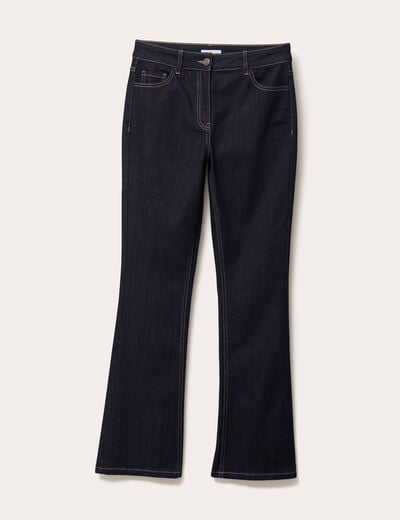 Jeans flare denim brut femme