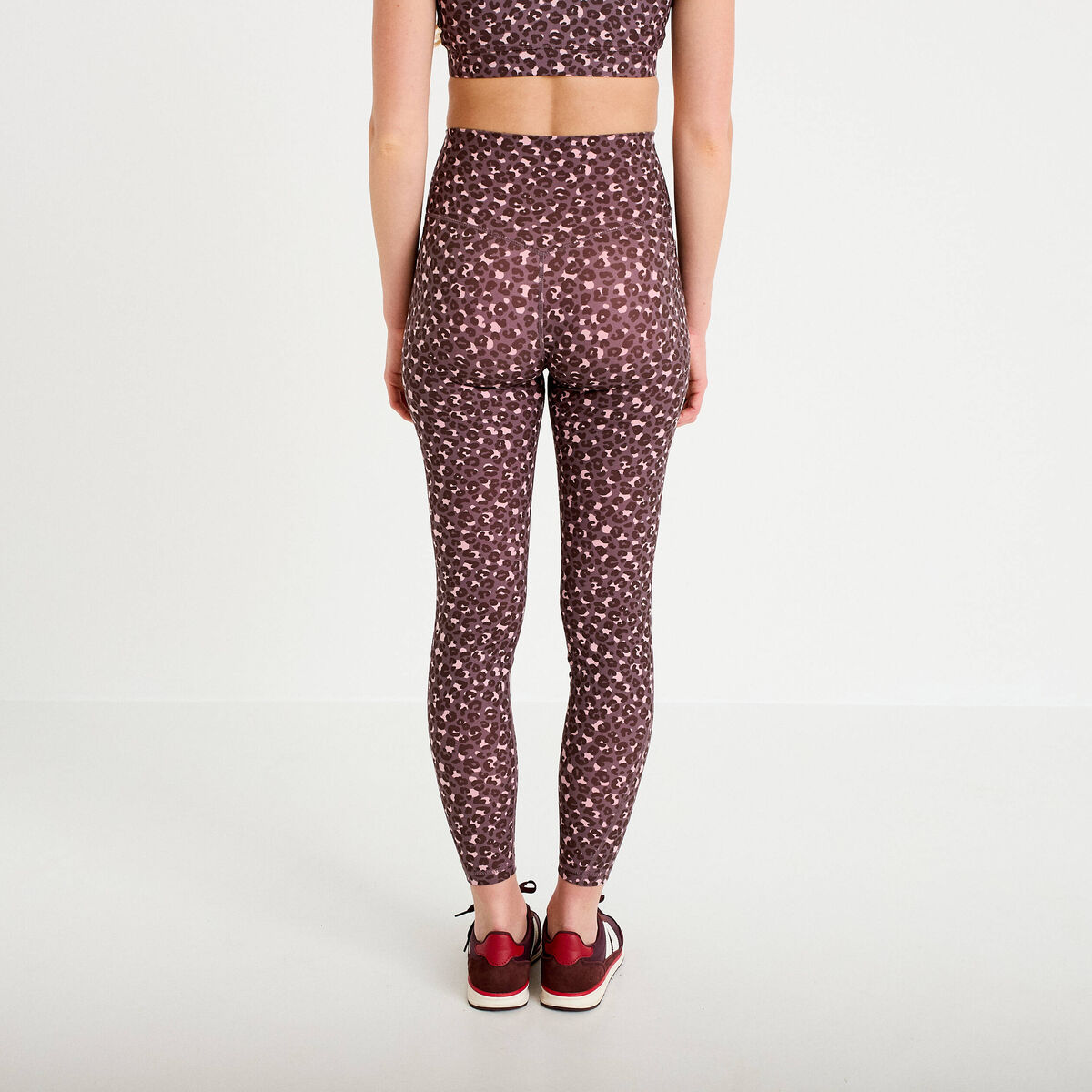 Legging taille haute activewear violet femme