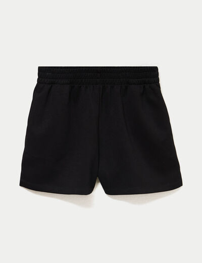 Short flare noir femme