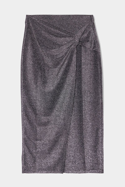 Jupe Trapèze Femme En Tulle – Midi – Motif Décoratif – Taille Haute – Rouge Vin – Pour été, Soirée, Bureau Stylé