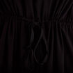 Robe longue &eacute;vas&eacute;e col v sans manches noir femme