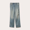 Jean droit taille standard denim dirty femme