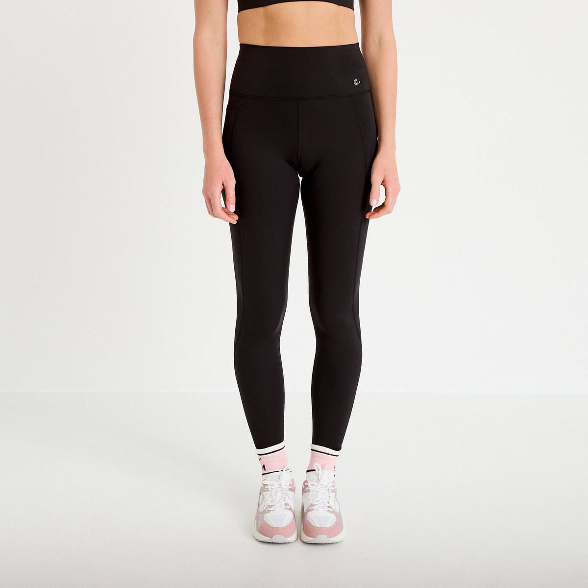Legging taille haute noir femme