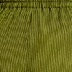 Pantalon large fluide taille haute vert kaki femme