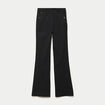 Pantalon bootcut taille haute noir femme