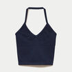 Haut bleu marine femme