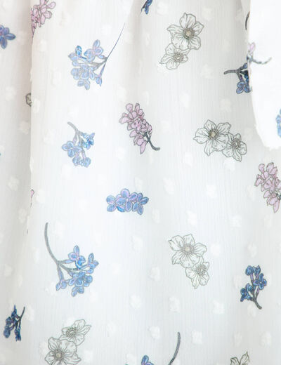 Blouse noeud dos Bridgerton blanc femme