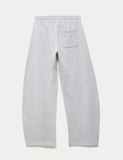 Jogging barrel gris clair femme