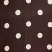Jupe &eacute;vas&eacute;e 3/4 en dentelle marron femme
