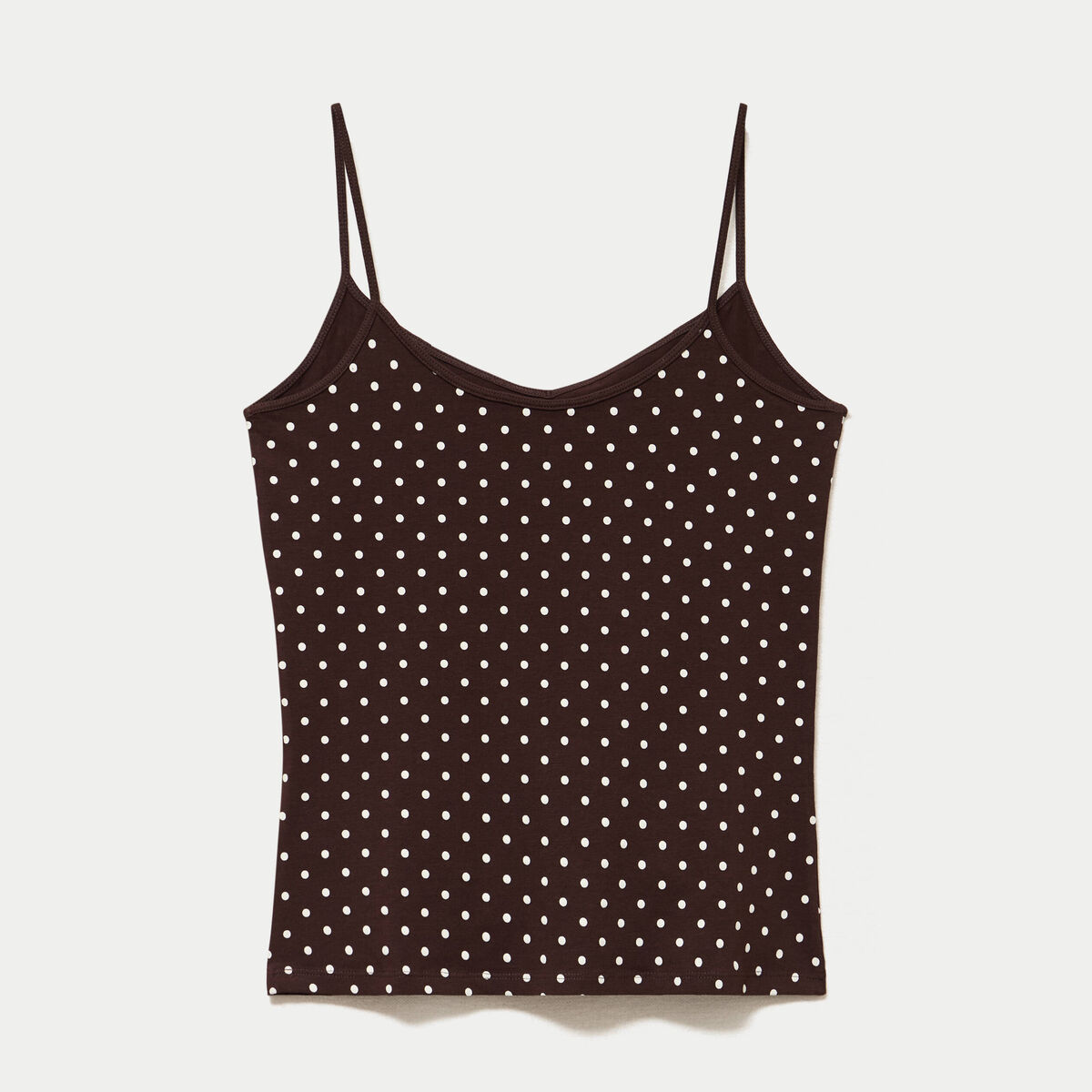 D&eacute;bardeur ajust&eacute; col rond marron femme