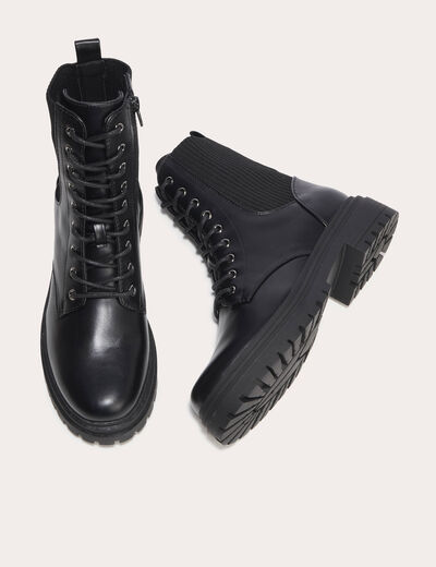 Bottines noir femme
