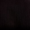 Chemise manches 3/4 noir femme