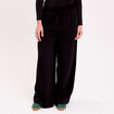 Pantalon large noir femme