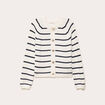 Gilet manches longues blanc femme