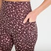 Legging taille haute violet femme