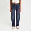 Jeans droit 5 poches denim stone femme
