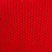 Pull col v manches longues rouge femme