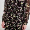 Robe &eacute;vas&eacute;e noir femme