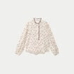 Chemise droite manches longues multicolore femme