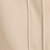 Manteau mi-long &agrave; capuche beige femme