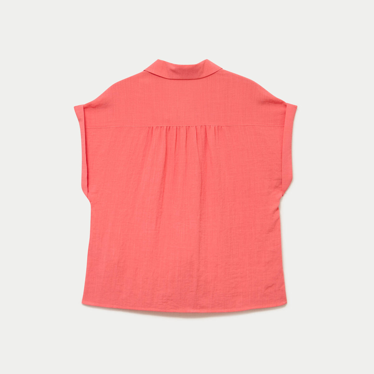Blouse manches courtes rose femme