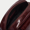 Sac similicuir bordeaux femme