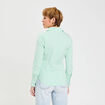 Chemise manches longues vert femme
