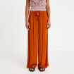 Pantalon large taille standard orange fonc&eacute; femme