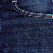 Jean skinny taille haute bleu fonc&eacute; femme