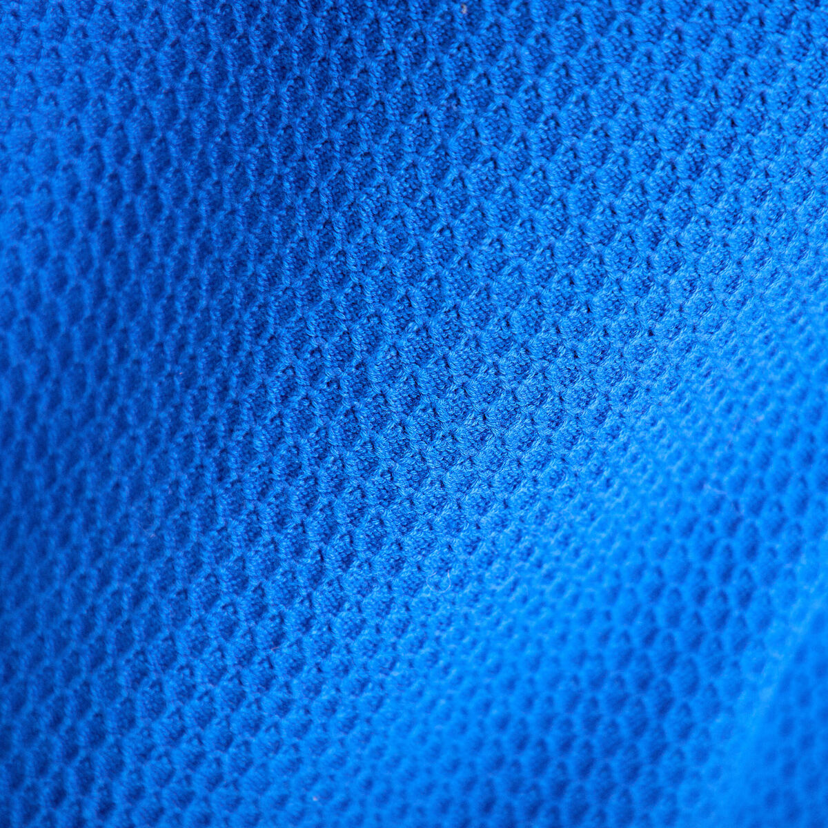 Pull manches longues bleu electrique femme