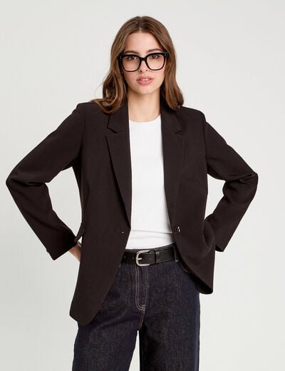 Veste esprit blazer noir femme
