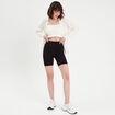 Short cycliste sans couture noir femme