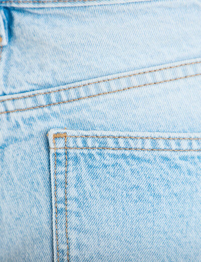 Jeans droit 5 poches denim triple stone femme