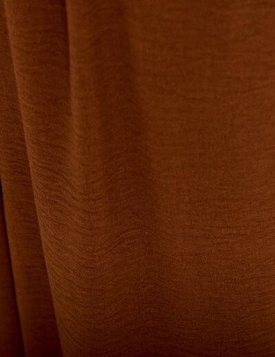 Pantalon bootcut taille standard marron femme