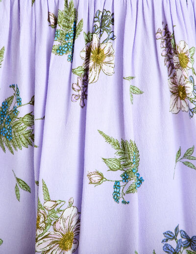 D&eacute;bardeur bretelles r&eacute;glables Bridgerton violet clair femme