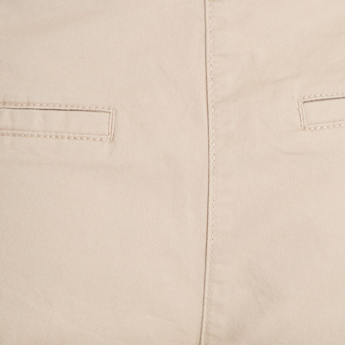 Pantalon chino 7/8&egrave;me beige femme