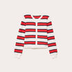 Gilet manches longues blanc femme