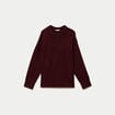 Pull manches longues bordeaux femme