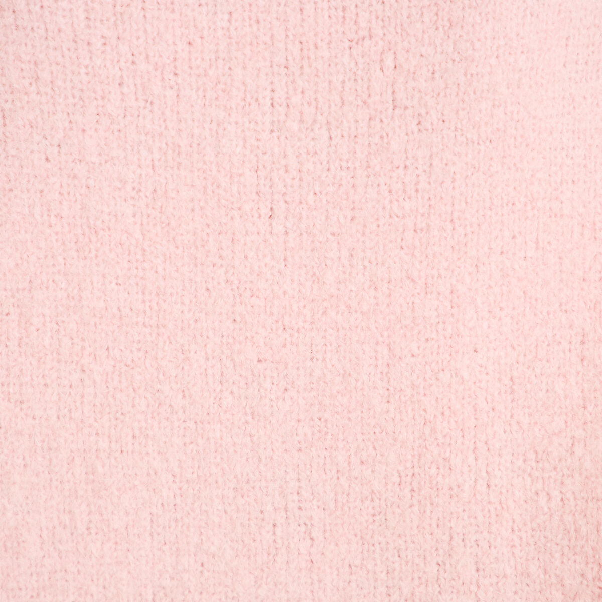 Pull manches courtes rose clair femme