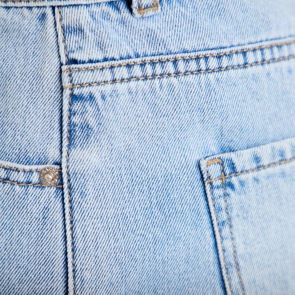 Short en jean denim bleach femme