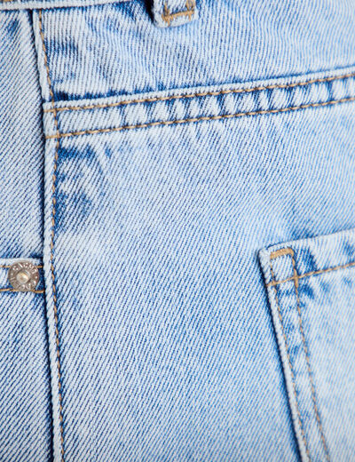 Short en jean denim bleach femme
