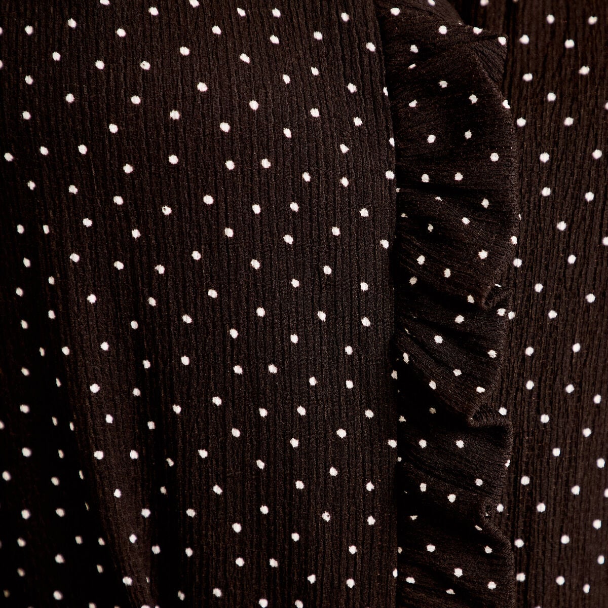 Blouse manches longues marron femme