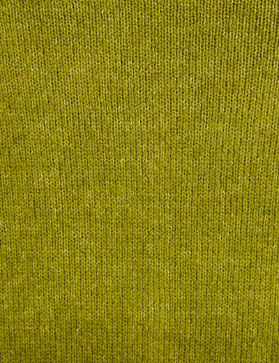 Gilet boutonn&eacute; avec col en V vert fonc&eacute; femme