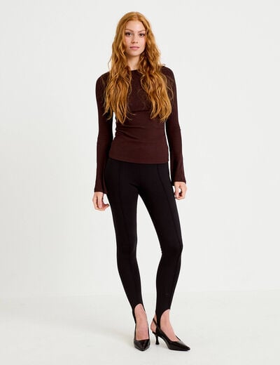 Fuseau noir femme
