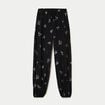 Pantalon bouffant taille standard noir femme