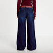 Jean bootcut ceinture amovible denim brut femme