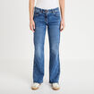 Jean bootcut taille basse denim double stone femme