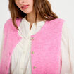 Gilet sans manches rose fushia femme